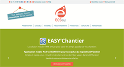 Desktop Screenshot of ecsbtp.fr
