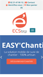 Mobile Screenshot of ecsbtp.fr